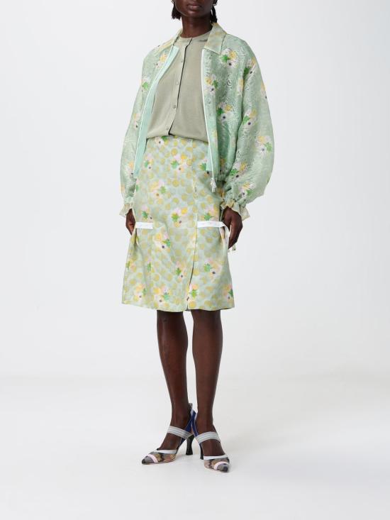 26SS 펜디 미디 스커트 FQ7721AW9S F1AL8 Green - FENDI