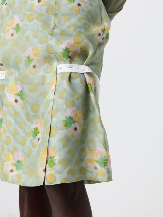 26SS 펜디 미디 스커트 FQ7721AW9S F1AL8 Green - FENDI