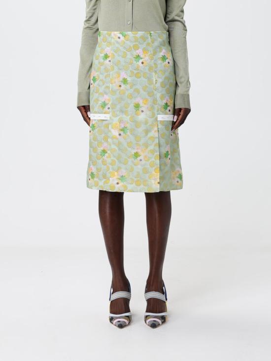 26SS 펜디 미디 스커트 FQ7721AW9S F1AL8 Green