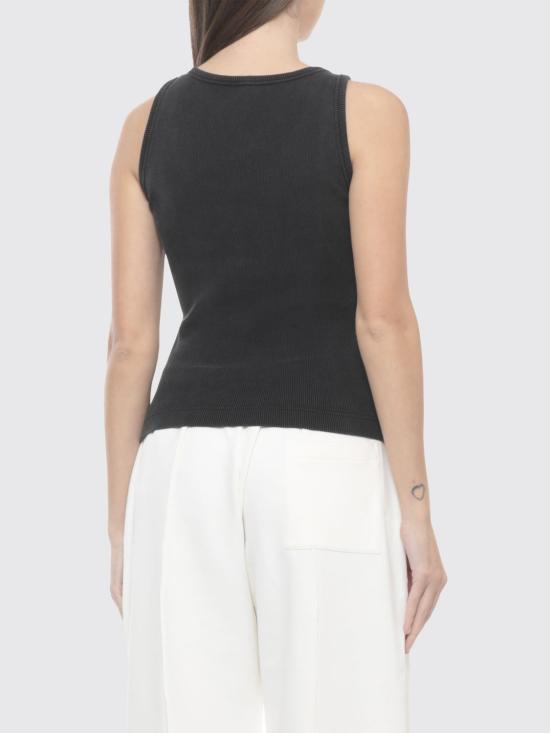 26SS 카사블랑카 탑 WSP26JTS039 01 Black - CASABLANCA