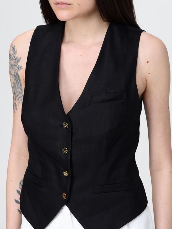 26SS 엘리자베타프랜치 베스트 GL00862E2 110 Black - ELISABETTA FRANCHI