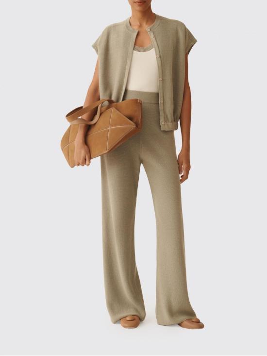 26SS 파비아나 필리피 민소매 티셔츠 JED276F582M224 VR3 Beige - FABIANA FILIPPI