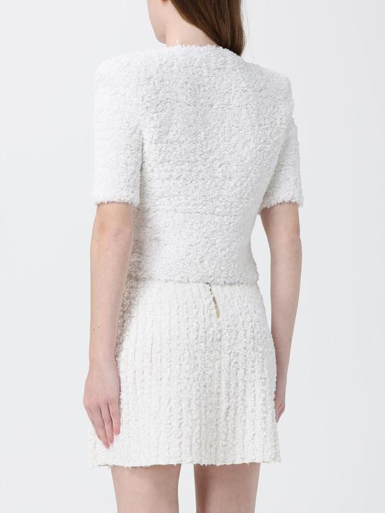 26SS 발망 자켓 GF0KL290KJ89 0KA White - BALMAIN