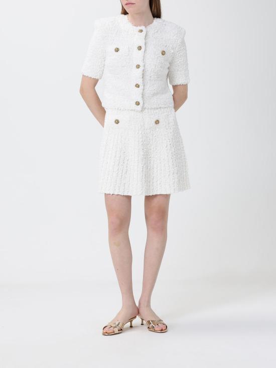 26SS 발망 자켓 GF0KL290KJ89 0KA White - BALMAIN