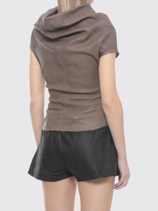 26SS 릭 오웬스 반팔 티셔츠 RP01F6225LSV 34 Black - RICK OWENS