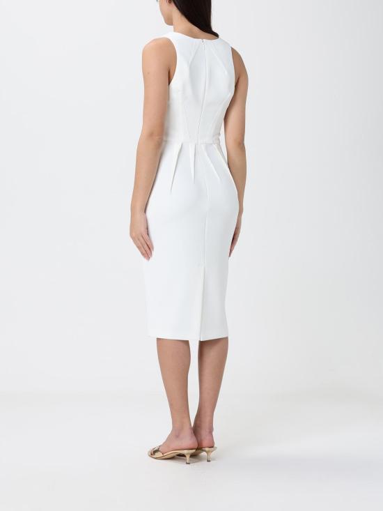 26SS 엘리자베타프랜치 미디 원피스 AB94162E2 360 Ivory - ELISABETTA FRANCHI