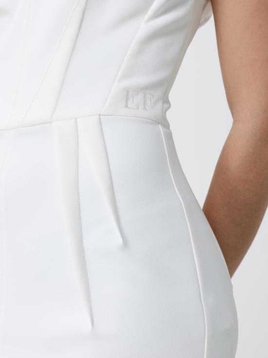 26SS 엘리자베타프랜치 미디 원피스 AB94162E2 360 Ivory - ELISABETTA FRANCHI