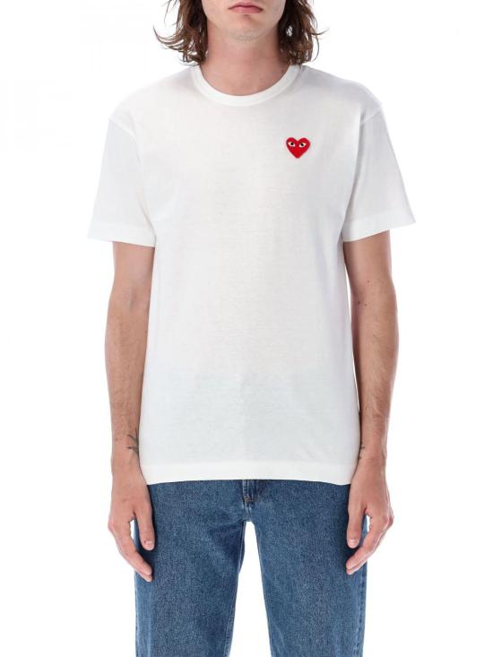 26SS 꼼데가르송 반팔 티셔츠 AXT108051 2 White - COMME DES GARCONS
