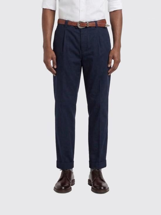 26SS 브루넬로 쿠치넬리 스트레이트 팬츠 M289LE1450 C2517 Blue