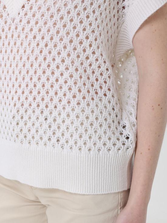 26SS 얼루드 반팔 티셔츠 26320601 40 White - ALLUDE