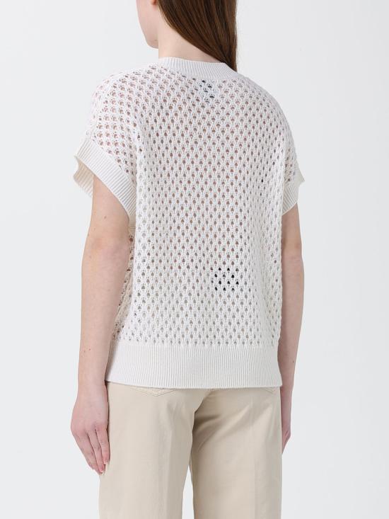 26SS 얼루드 반팔 티셔츠 26320601 40 White - ALLUDE