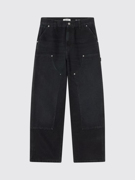 26SS 칼하트 WIP 브랜돈 더블 니 팬츠 I036352 89B7 Black - CARHARTT WIP