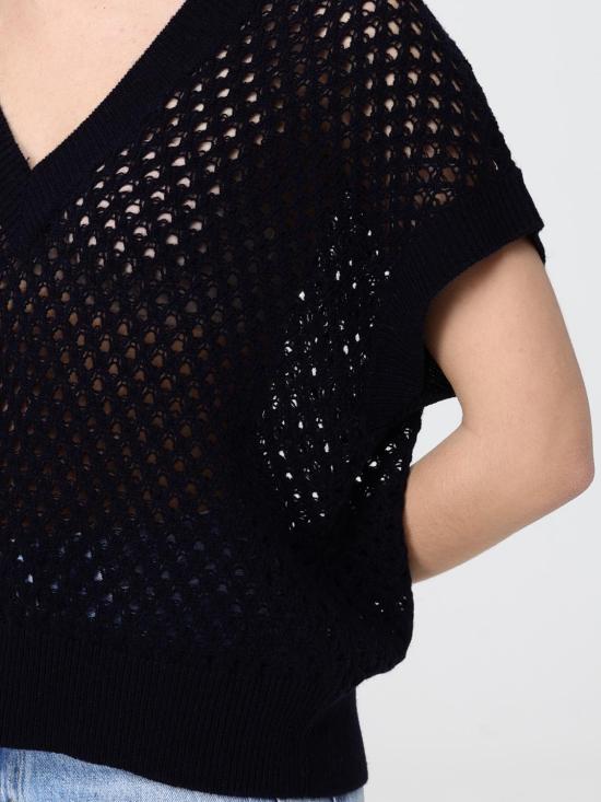 26SS 얼루드 반팔 티셔츠 26320601 14 Blue - ALLUDE