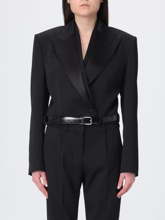 26SS 돌체앤가바나 시칠리아 더블 브레스티드 자켓 F29WLTFU21E N0000 Black
