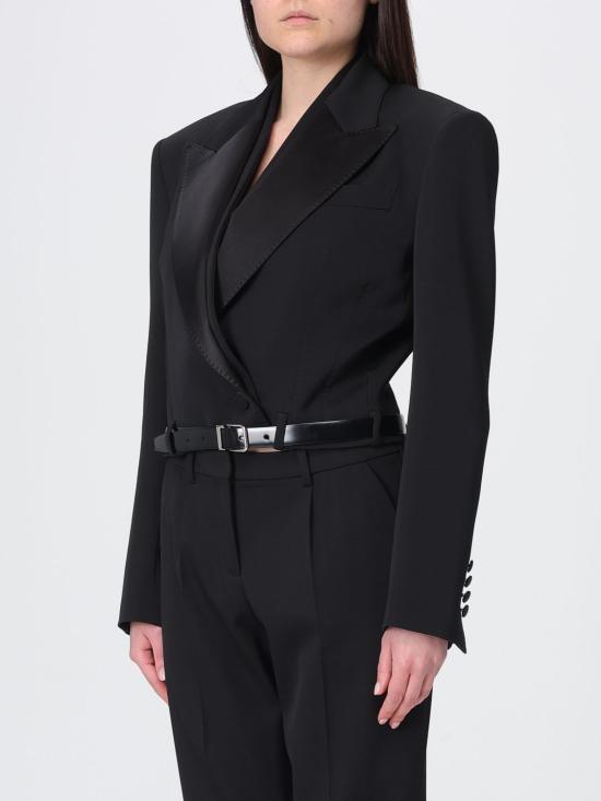26SS 돌체앤가바나 시칠리아 더블 브레스티드 자켓 F29WLTFU21E N0000 Black - DOLCE & GABBANA