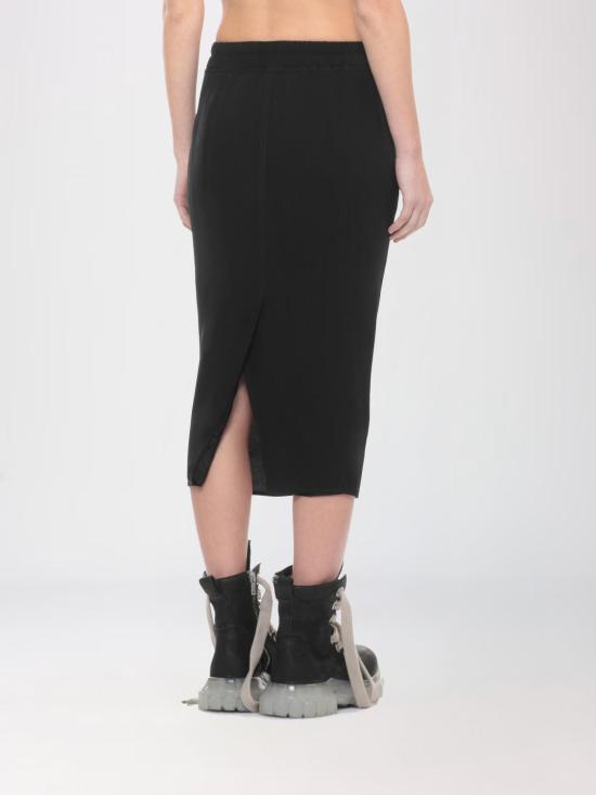 26SS 릭 오웬스 롱 스커트 RP01F6375G 09 Black - RICK OWENS