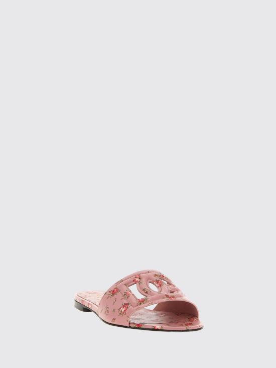 26SS 돌체앤가바나 카프스킨 플랫 슬리퍼 CQ0436AZ046 HF5XJ Blush Pink - DOLCE & GABBANA