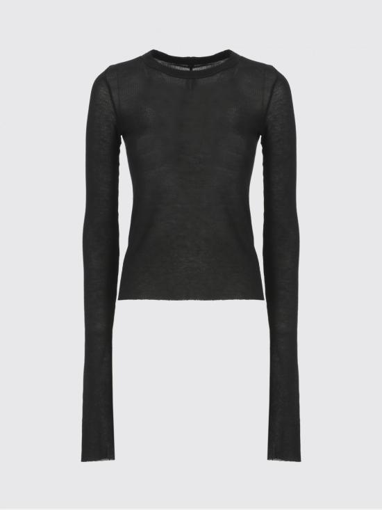 26SS 릭 오웬스 스웨터 RP01F6209RC 09 Black - RICK OWENS