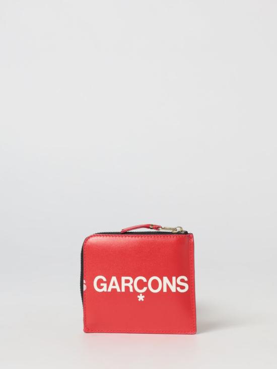 26SS 꼼데가르송 휴즈 로고 클래식 로고 반지갑 SA3100HL 2 Red - COMME DES GARCONS