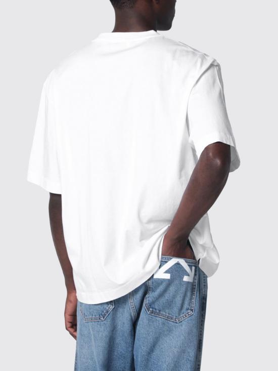 26SS 오프화이트 반팔 티셔츠 OMAA120S26JER00Y 1000 White - OFF WHITE