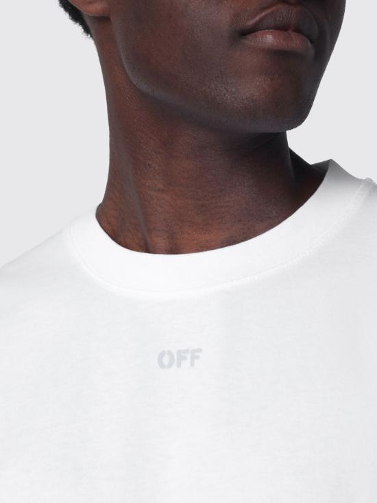 26SS 오프화이트 반팔 티셔츠 OMAA120S26JER00Y 1000 White - OFF WHITE