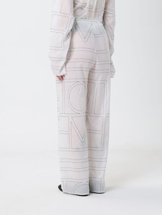 26SS 토템 팬츠 243WRB1092FB0239 200 White - TOTEME