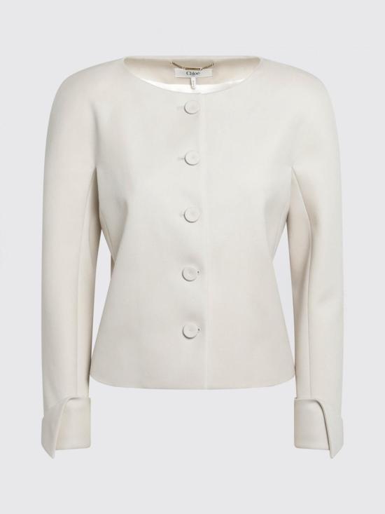 26SS 끌로에 자켓 CH26UVE24066 20P Brown - CHLOE