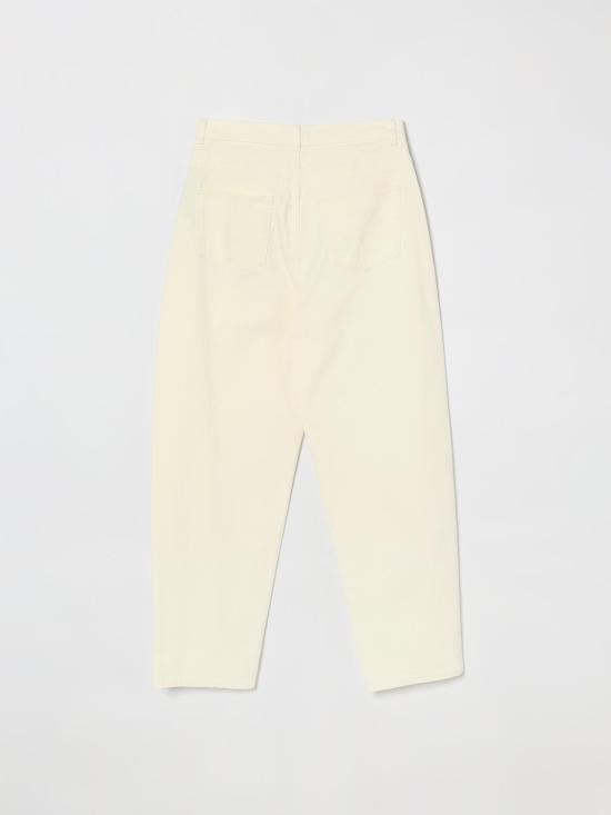 26SS [키즈] 발망 스트레이트 팬츠 BY6Q30Z3702 100 White - BALMAIN