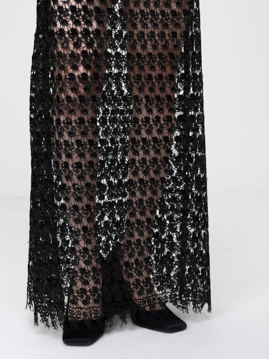 26SS H 꾸뛰르 롱 스커트 HG10554648 NERO Black - H COUTURE