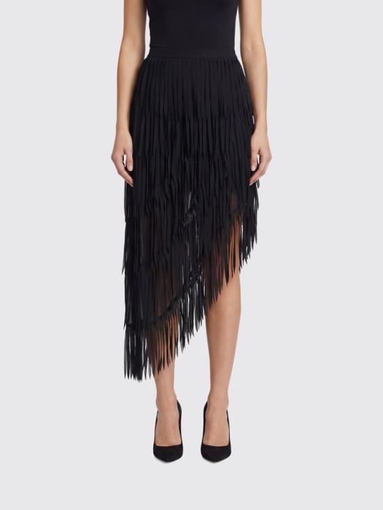 26SS 에리카 카발리니 롱 스커트 P6SS02 Y69 Black