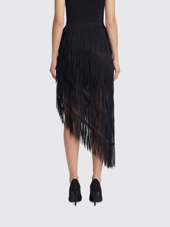 26SS 에리카 카발리니 롱 스커트 P6SS02 Y69 Black - ERIKA CAVALLINI