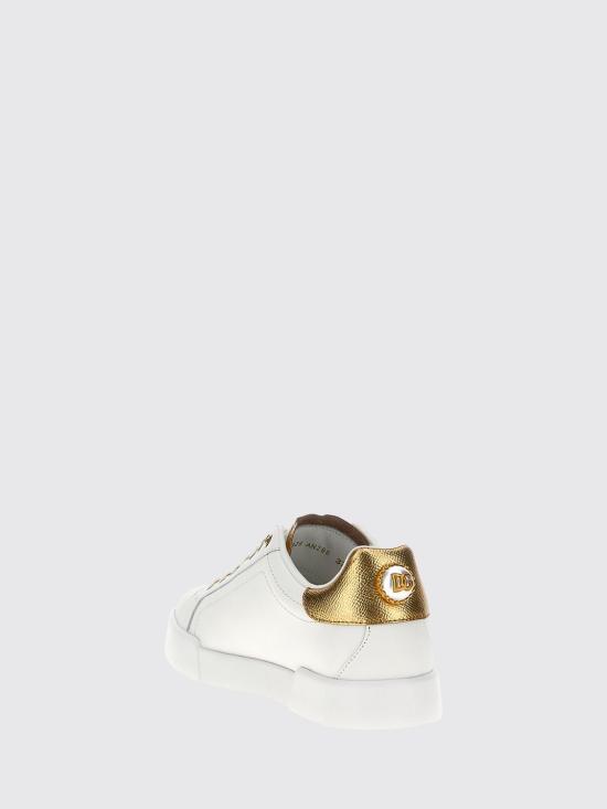 26SS 돌체앤가바나 카프스킨 나파 포르토피노 스니커즈 CK2329AN298 8B996 Gold - DOLCE & GABBANA