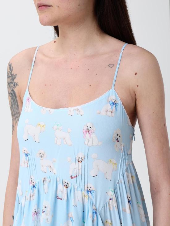 26SS 피오루찌 롱 원피스 W26SSDRL010VI01 BL02 Gnawed Blue - FIORUCCI
