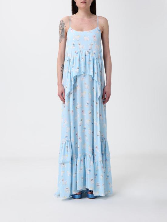 26SS 피오루찌 롱 원피스 W26SSDRL010VI01 BL02 Gnawed Blue
