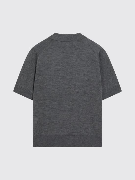 26SS 루루 드 세종 폴로 티셔츠 MIGO AM Charcoal - LOULOU DE SAISON