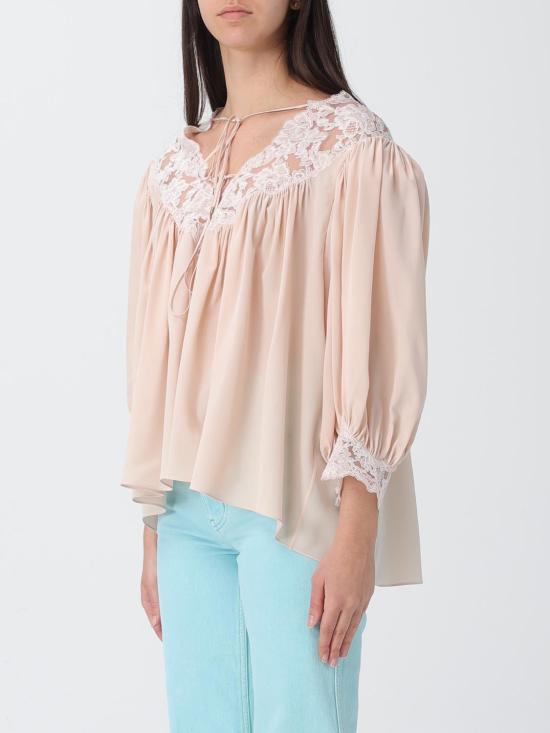 26SS 끌로에 블라우스 CH26SHT38005 6H6 Pink - CHLOE