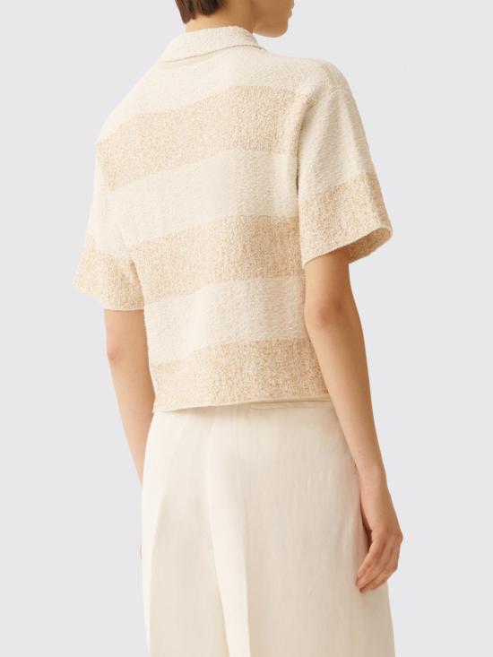 26SS 파비아나 필리피 폴로 티셔츠 MAD276F538M101 VR1 Butter - FABIANA FILIPPI