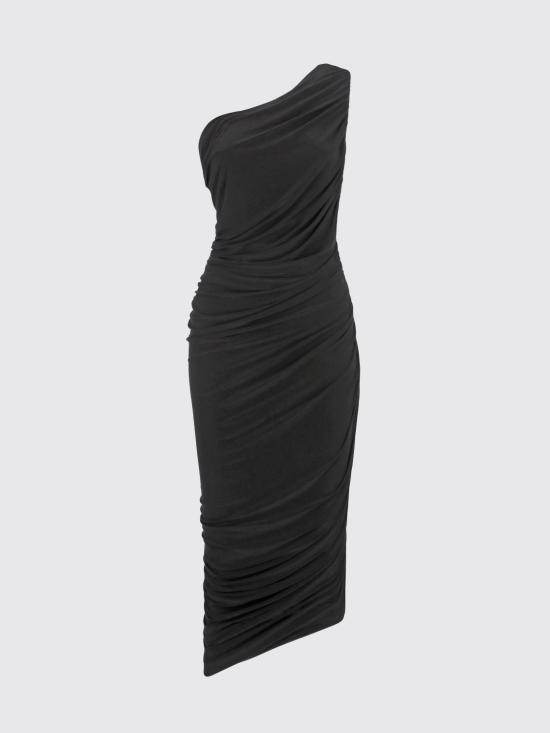 26SS 노마카말리 롱 원피스 KK2223PL667 001 Black - NORMA KAMALI