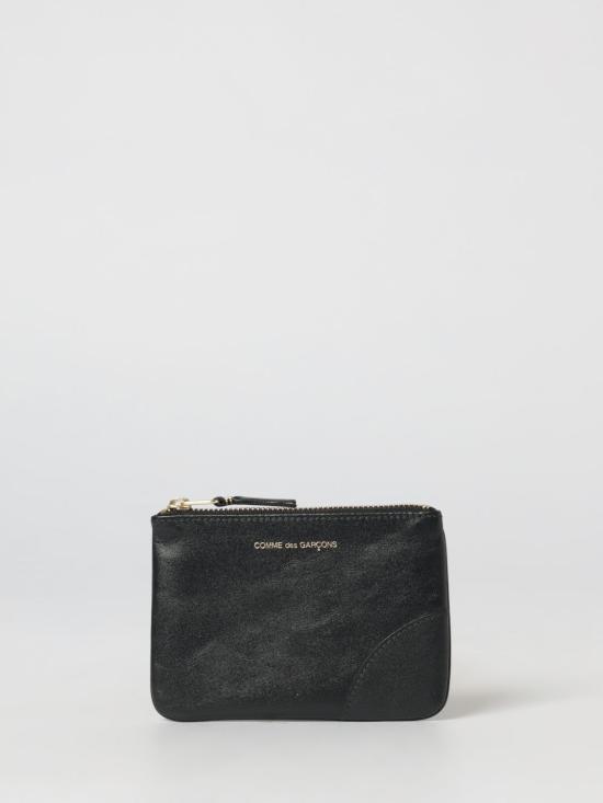 26SS 꼼데가르송 클래식 레더 라인 파우치 SA8100 800 Black