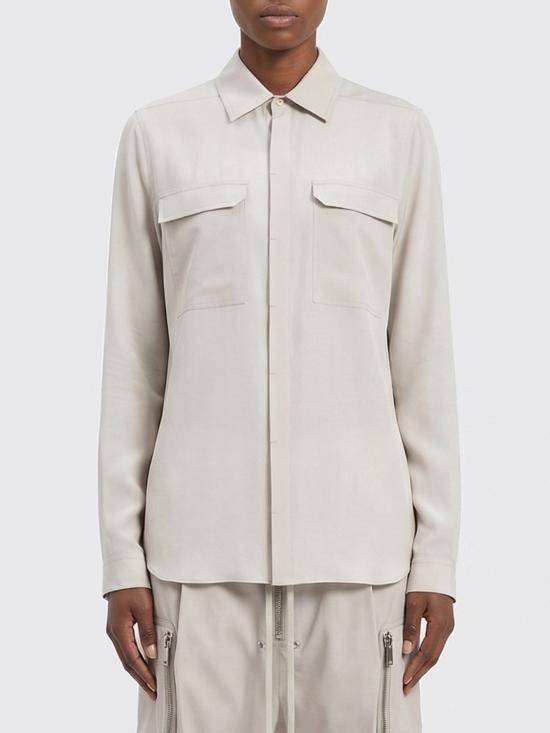 26SS 릭 오웬스 긴팔 셔츠 RU01F2291WG 08 Beige