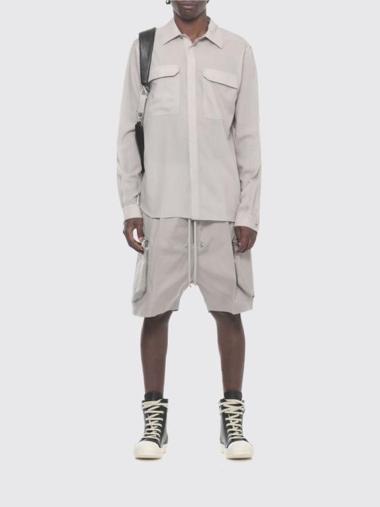 26SS 릭 오웬스 긴팔 셔츠 RU01F2291WG 08 Beige - RICK OWENS