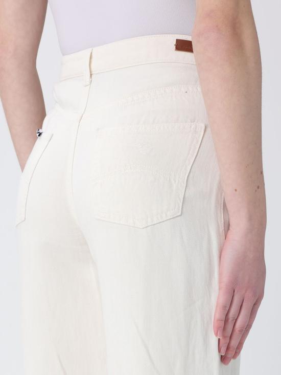 26SS 엠포리오 아르마니 스트레이트 팬츠 EW000737 AF14857 U1058 Ivory - EMPORIO ARMANI