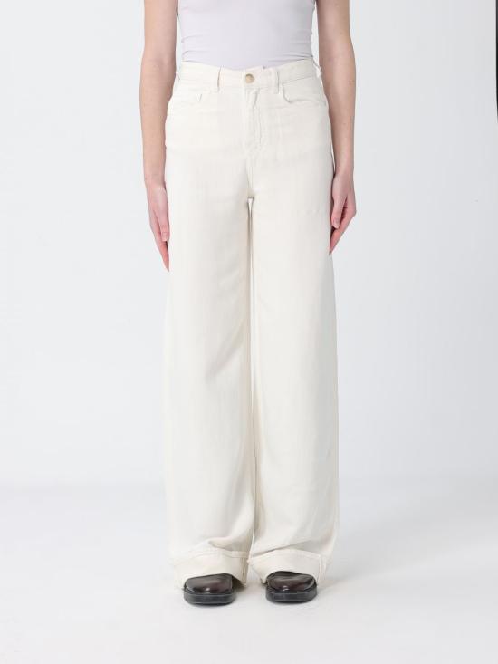 26SS 엠포리오 아르마니 스트레이트 팬츠 EW000737 AF14857 U1058 Ivory