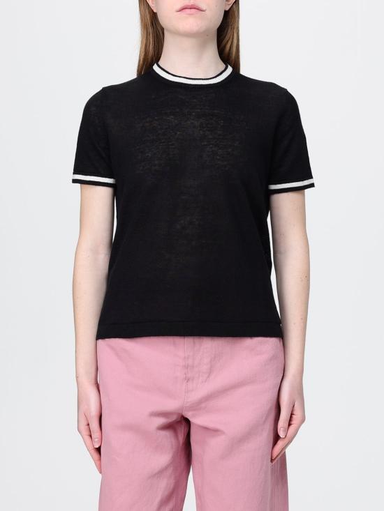 26SS 에스막스마라 반팔 티셔츠 2619361033600 016 Black