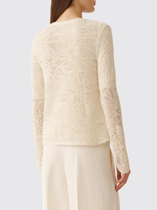 26SS 파비아나 필리피 스웨터 MAD276F509D864 0150 White - FABIANA FILIPPI