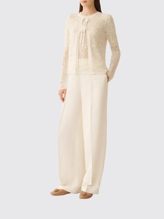 26SS 파비아나 필리피 스웨터 MAD276F509D864 0150 White - FABIANA FILIPPI