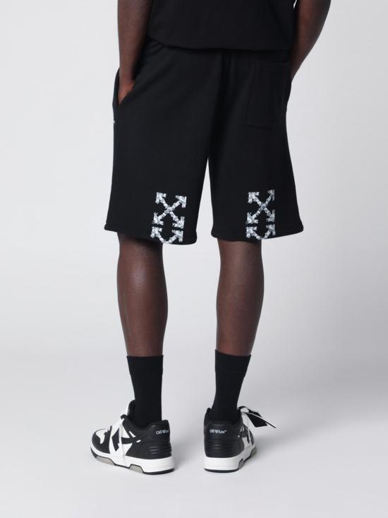 26SS 오프화이트 숏팬츠 OMCI013S26FLE001 0001 Black - OFF WHITE
