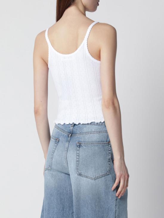 26SS 로에 민소매 티셔츠 61920212 112 White - ROHE