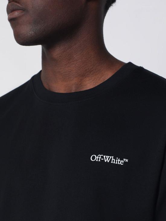 26SS 오프화이트 반팔 티셔츠 OMAA027S26JER001 0001 Black - OFF WHITE