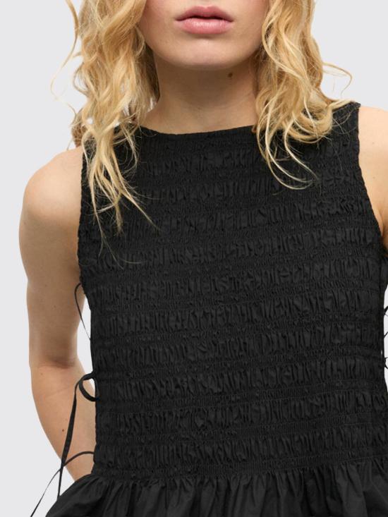 26SS 가니 민소매 티셔츠 W0565 099 Black - GANNI